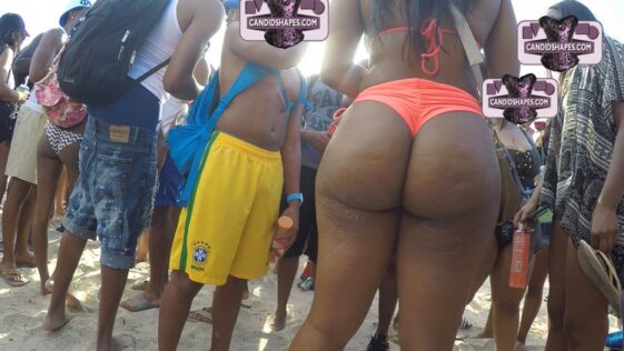 Candidshapes Premium PAWG Ebony Bikini
