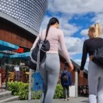 Scratchy Shooter Two Girls in Spandex Booty