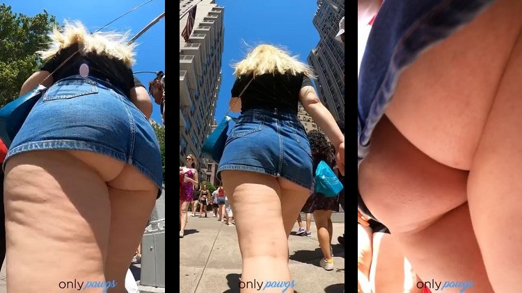 Onlycandids Premium PAWG Upskirt Thong