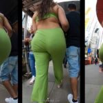 Onlycandids Premium PAWG in Pants Green