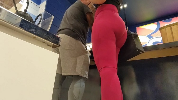 Sexy Girl Big Booty Reed in Spandex