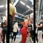 Big Booty Sexy Girls Blonde with Spandex