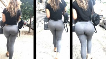 JHBooty Amazing Blonde Big Booty Spandex
