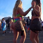 RaveCandids v2 Pawg In Colorful Swim Suit