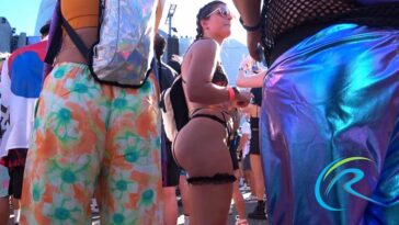 RaveCandids v2 Fit Pawg In Black Lingerie