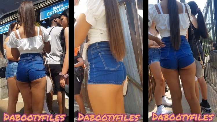 DaBootyFiles Shooter Sexy Teen in Mini Short