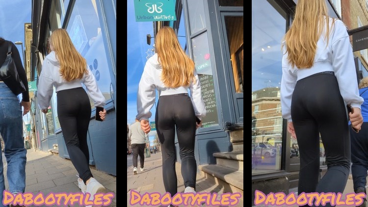 DaBootyFiles Shooter Sexy Blonde Spandex