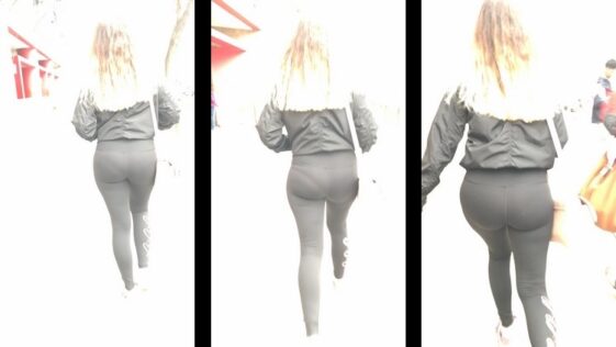 JHBooty Shooter Big Booty Blonde Spandex