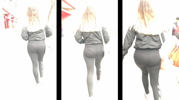 JHBooty Shooter Big Booty Blonde Spandex