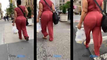 Onlycandids Premium PAWG Red Milf