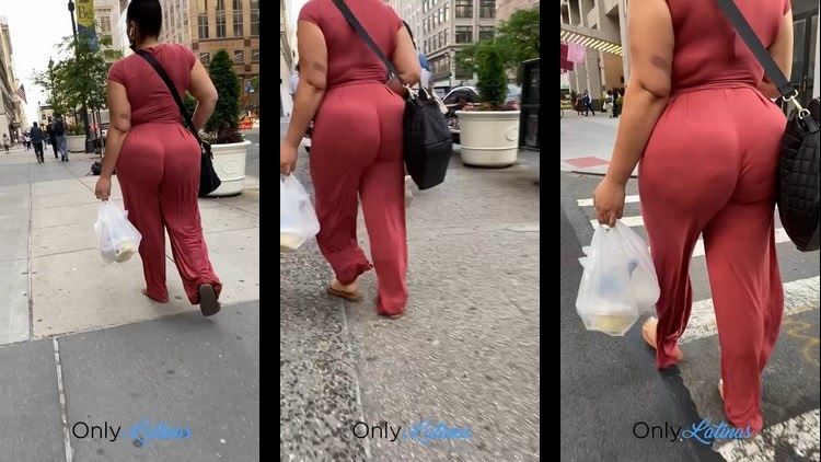 Onlycandids Premium PAWG Red Milf