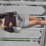 Beautiful Legs Latina Mexican with Skirt