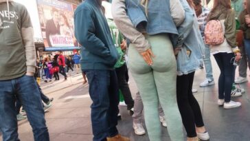 Times Square Chick in Gymshark