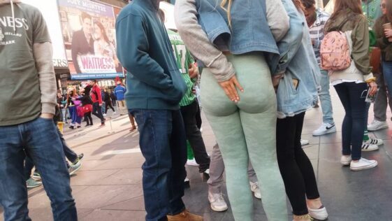 Times Square Chick in Gymshark