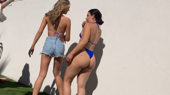 Amazing Big Booty in Bikini Blue