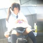 Asian JAV who does not notice the full view