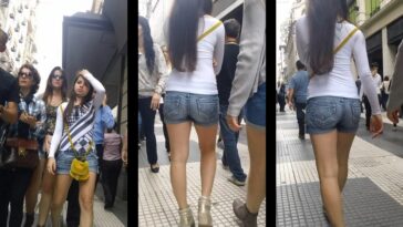 Odor666 Sexy Teen Argentina with Mini Short