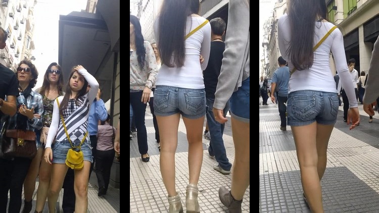 Odor666 Sexy Teen Argentina with Mini Short