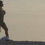 Candid Califas Latina with Amazing Body on the Beach