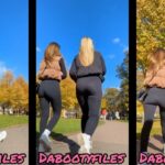 DaBootyFiles Shooter Two Teens Blonde in Spandex Booty