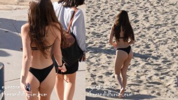 Eyegasm Teen in Sexy Bikini Black in the Beach