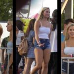 Hottest Teens Blondes at the fair in Sexys Shorts