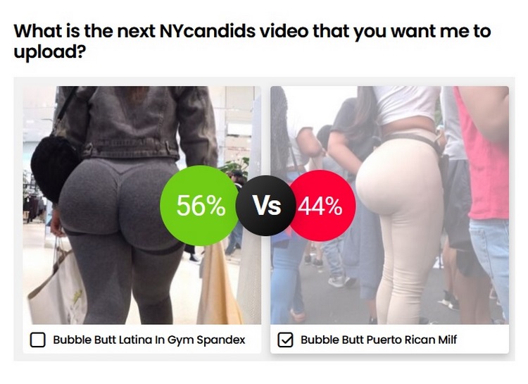NYCandids Bubble Butt Latina In Gym Spandex