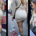Onlycandids Premium Pregnant Blonde with Big Boobs