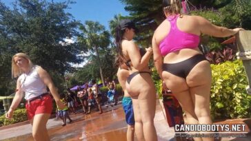 Candidbootys Premium Latina PAWG in Black Bikini