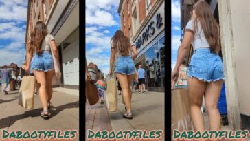 DaBootyFiles Shooter Sexy Teen Big Booty in Short