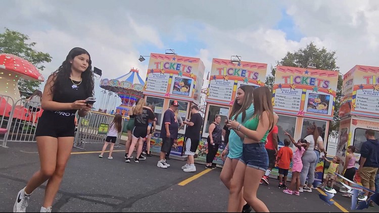 Sexy Teen with Beautiful Body in Minishorts Walking with Friend
