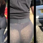 Amazing Latina Big Booty Spandex with See Through Thong