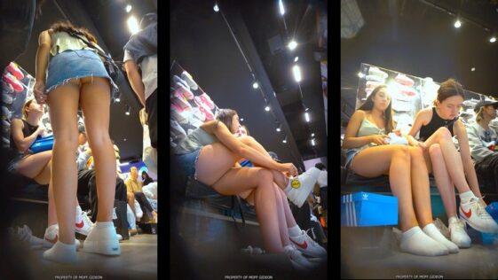 PrincessLeia 3 Young Teens Upskirted 11 Minutes Long