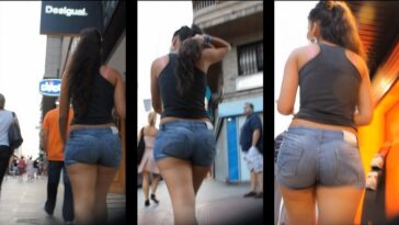 Odor666 Shooter Sexy Latina Booty in Mini Shorts