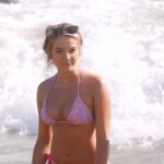 Eyegasm Shooter Sexy Little Blondie in Pink Bikini at the Beach