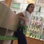 Sexiest Teen on Earth in Black Leggings Beautiful Booty