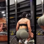 Dedicated Gymrat Girl Sexy Booty Crushing Her Workout