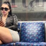 BootyfulCandid Sexy Girl PAWG with Beautiful Legs on the Subway