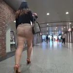 Pcolle JAV in Sheer Skirt Transparency and Thong Walking